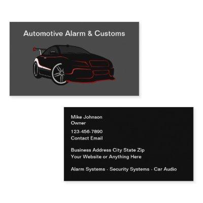 Automotive Audio And Security Systems