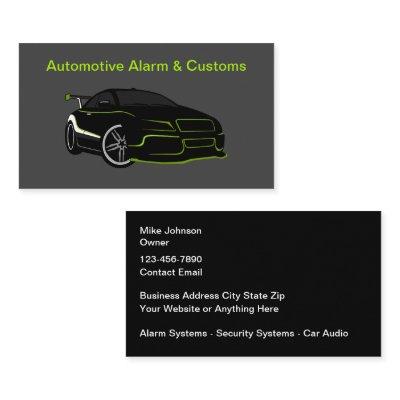 Automotive Audio And Security Systems