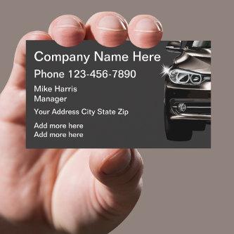 Automotive Business Profile Cards