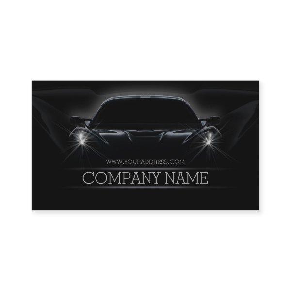 Automotive Car Front Light Black