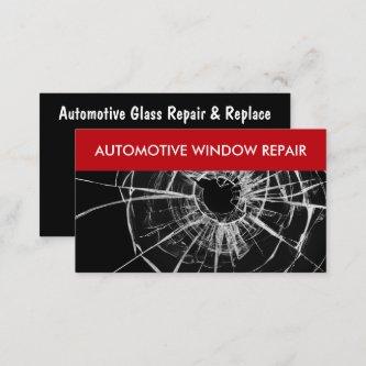 Automotive Glass Modern Double Side Businesscards