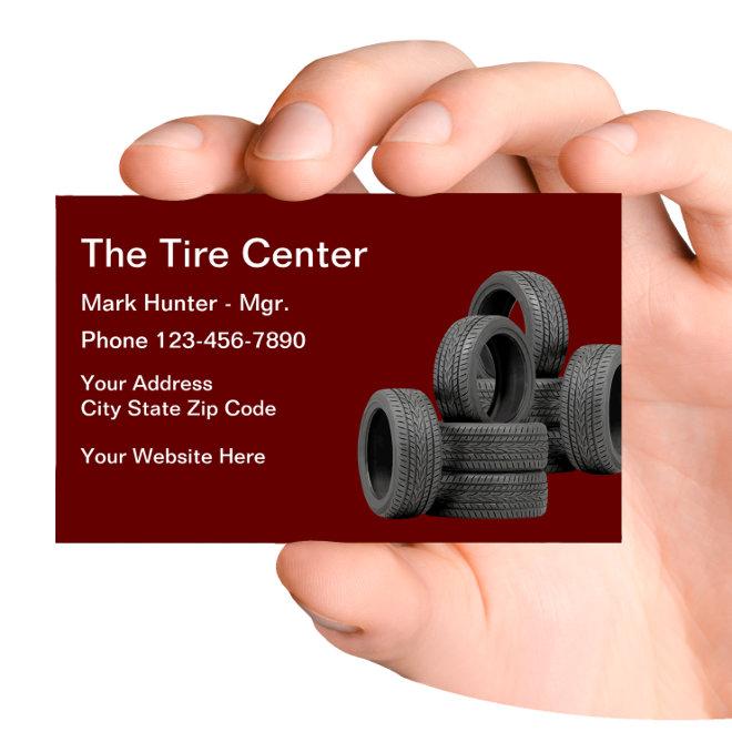 Automotive Tire Center Simple Design