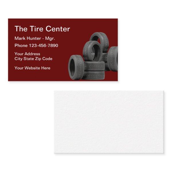 Automotive Tire Center Simple Design