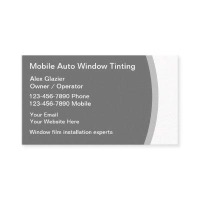 Automotive Window Tinting