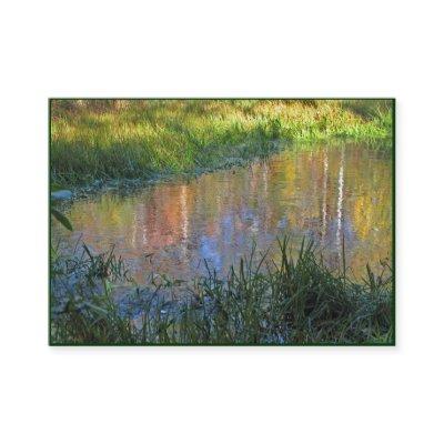 Autumn Swamp Reflections ATC