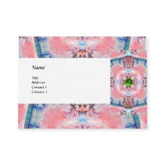 AVALON PSYCHEDELIC ,pink gem emerald linen