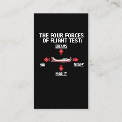 Aviation Pilot Gift - Four Forces of Flight Test