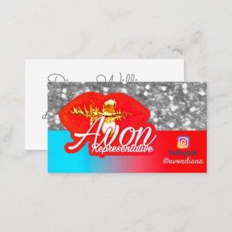 Avon Instagram logo gold and silver aesthetic Busi