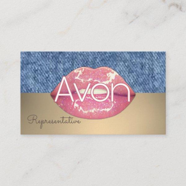 Avon personalized pink and denim aesthetic