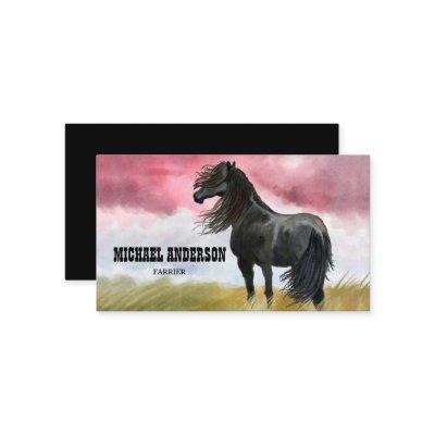 Awesome Horse Watercolor