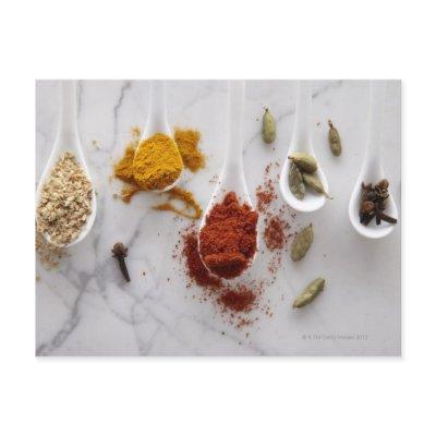 Ayurvedic Warming Spices Postcard