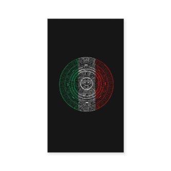 Aztec Mexica Calendar Mexican Flag Art