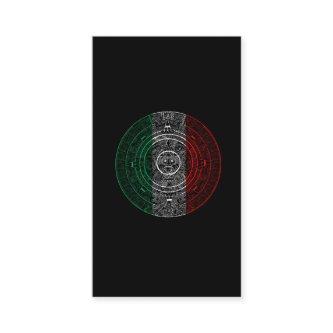 Aztec Mexica Calendar Mexican Flag Art