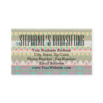 Aztec Tribal Native Pastel Geometric Pattern