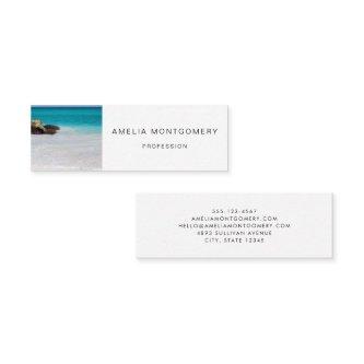 Azure Ocean Sandy Beach Photo Mini