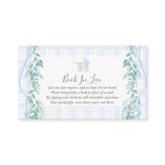 Baby Carriage Book In Lieu Insert card