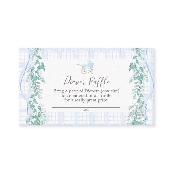 Baby Carriage Diaper Raffle Card