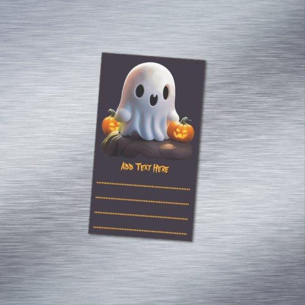 Baby Ghost Creepy Cute Halloween Character  Magnet