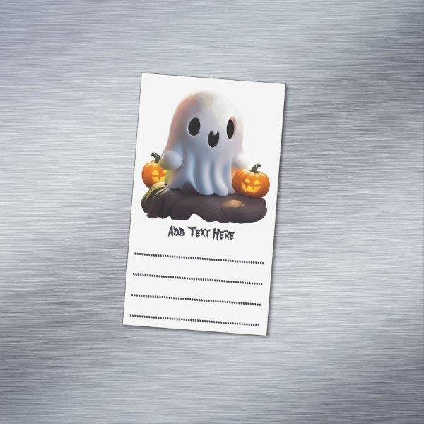 Baby Ghost Creepy Cute Halloween Character  Magnet