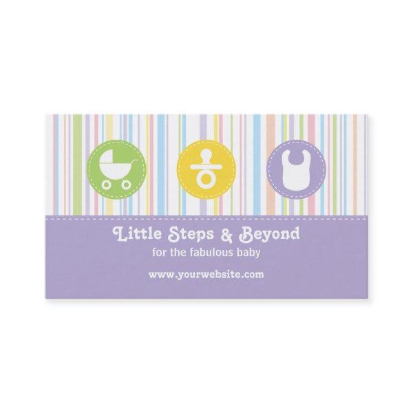 Baby Icon Trio Stripes Lilac