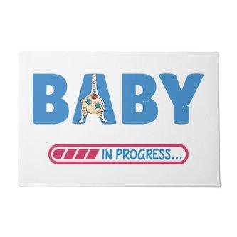 Baby in progress  doormat