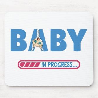 Baby in progress  mouse pad