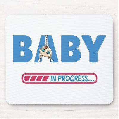 Baby in progress  mouse pad