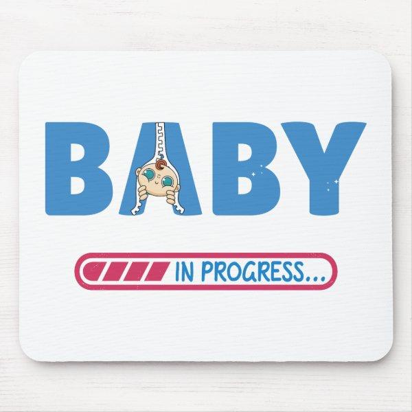 Baby in progress  mouse pad