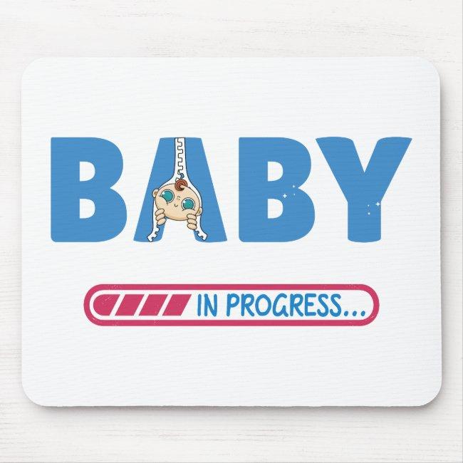 Baby in progress mouse pad