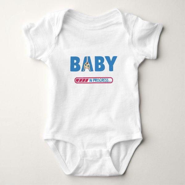 Baby in progress  T-Shirt Baby Bodysuit