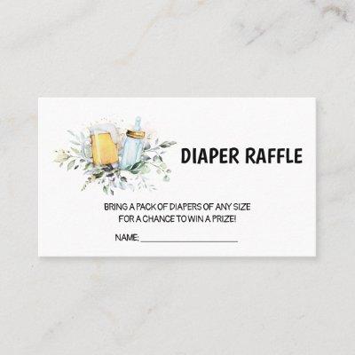 Baby is Brewing Baby Shower Diaper raffle