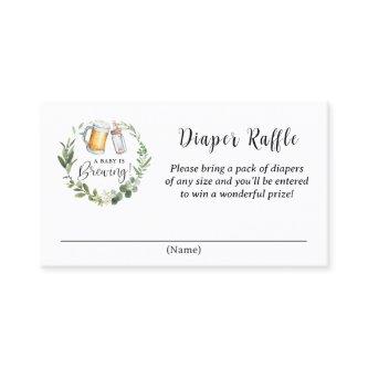 Baby is Brewing Beer and Diaper Raffle