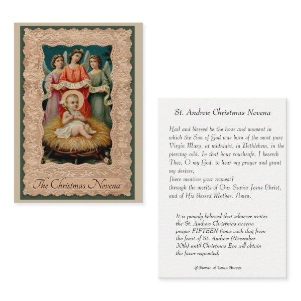 Baby Jesus in the Manger with Angels