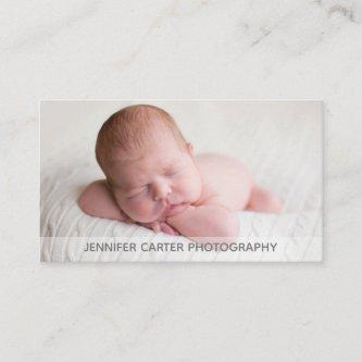 Baby Photographer Minimalist Photo White Grey