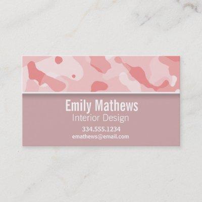 Baby Pink Camo; Personalized