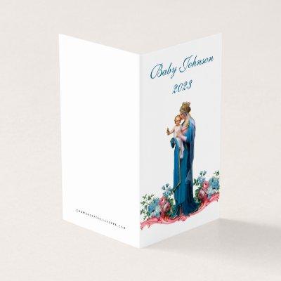 Baby Shower Candle Catholic Religious Prayer