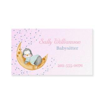 Babysitter Child Care Nanny Cute Penguin