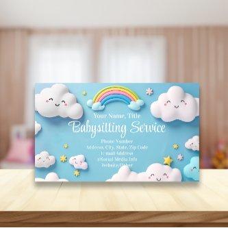 Babysitter Nanny Childcare Happy Clouds