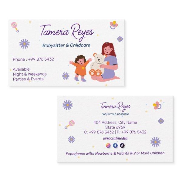 Babysitter Professional Business | Nanny Childcare