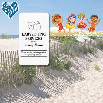Babysitting Services at the Jersey Shore White
