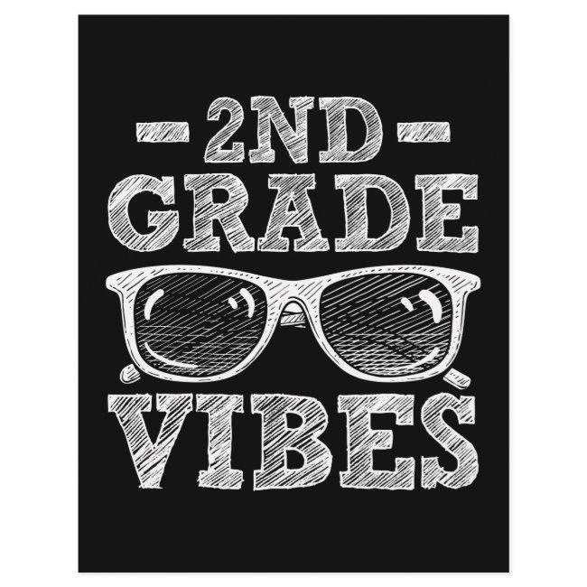 Back To School 2nd Grade Vibes Letterhead