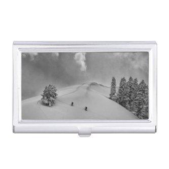 Backcountry Ski Climbers in fresh powder  Case