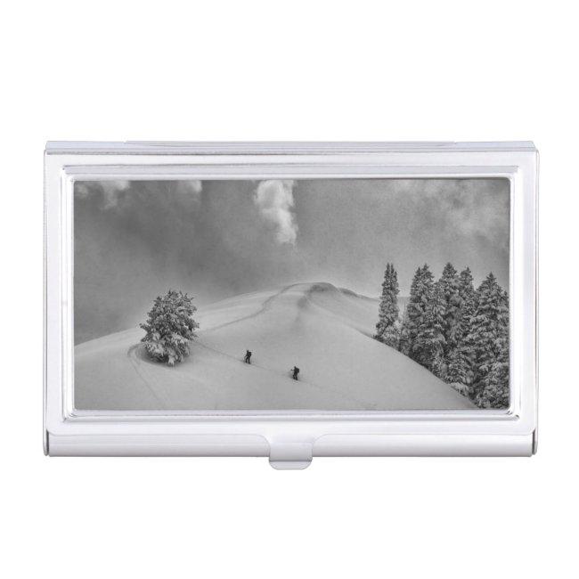 Backcountry Ski Climbers in fresh powder  Case