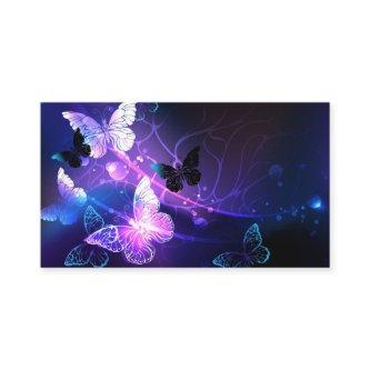 Background with Night Butterflies