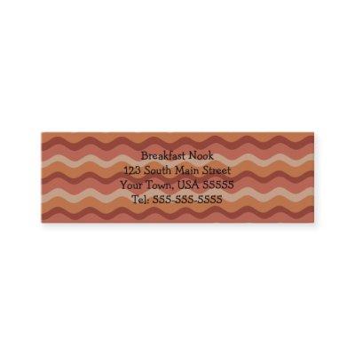 Bacon Strip Humorous Breakfast Diner Restaurant Mini