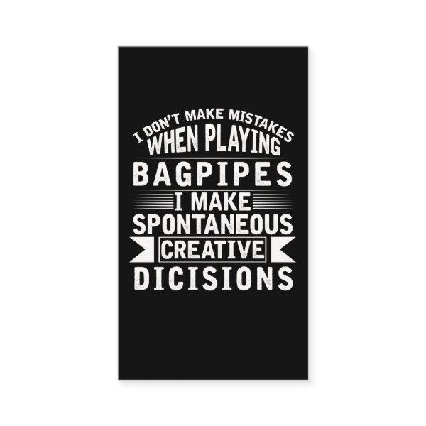 Bagpipe Mistakes Musical Instrument Loud Bagpiper