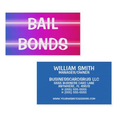 Bail Bonds Bright Colorful