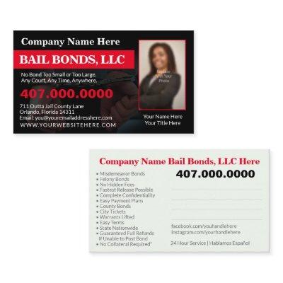 Bail Bonds Photo Customize  Template