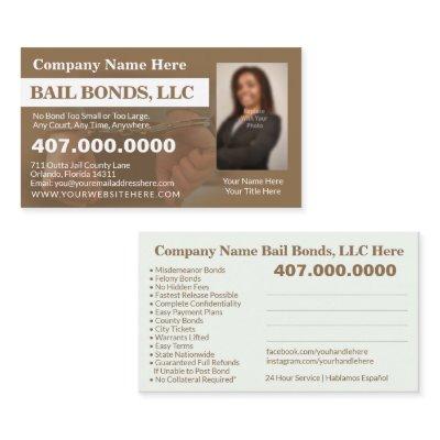 Bail Bonds Photo Customize  Template