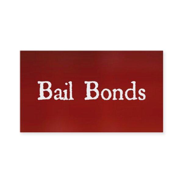 Bail Bonds Red